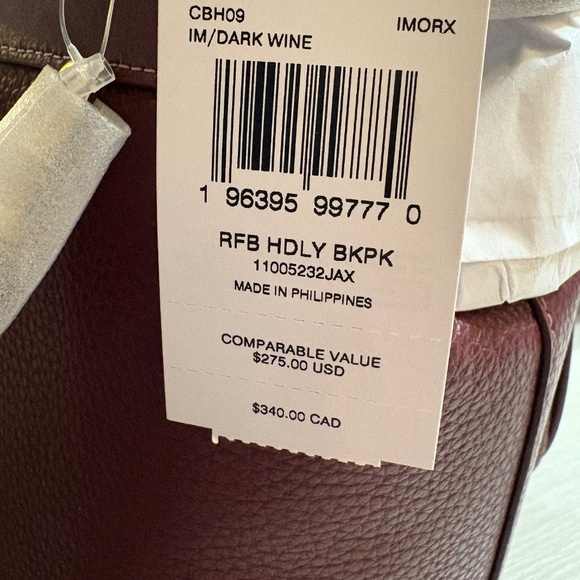 Coach NWT Hadley leather Mini Backpack - Picture 4 of 8